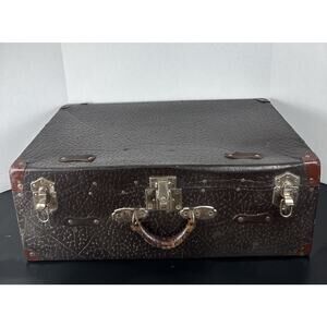 Antique Belber Luggage Trunk – 1920s-30s Wardrobe Trunk with Original Hardware